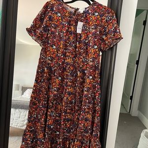 J Crew floral dress
